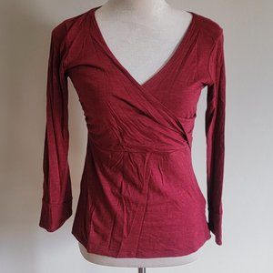 NWOT Horny Toad Surplice Top